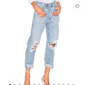 NWOT - AGOLDE 90s Mid Rise Loose Fit in Fall Out